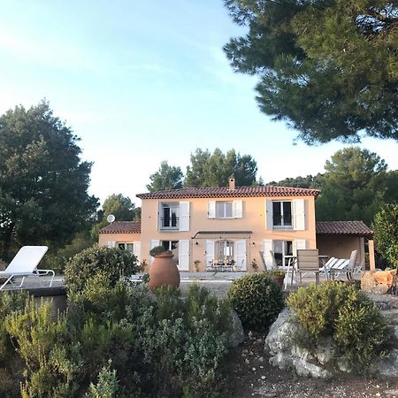 Villa "Le Sortilege" Vue Panoramique Et Piscine Tourtour Exterior photo