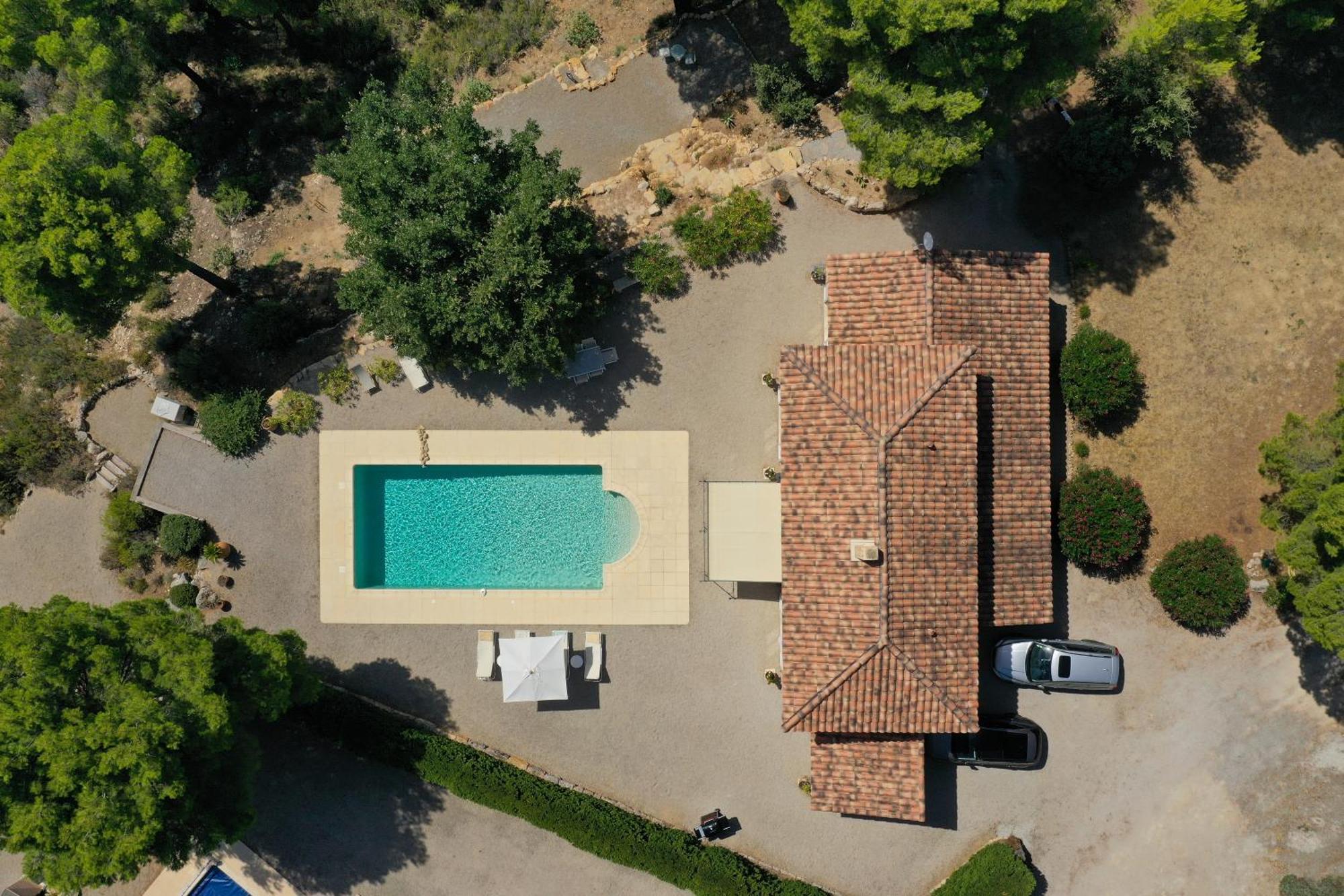 Villa "Le Sortilege" Vue Panoramique Et Piscine Tourtour Exterior photo