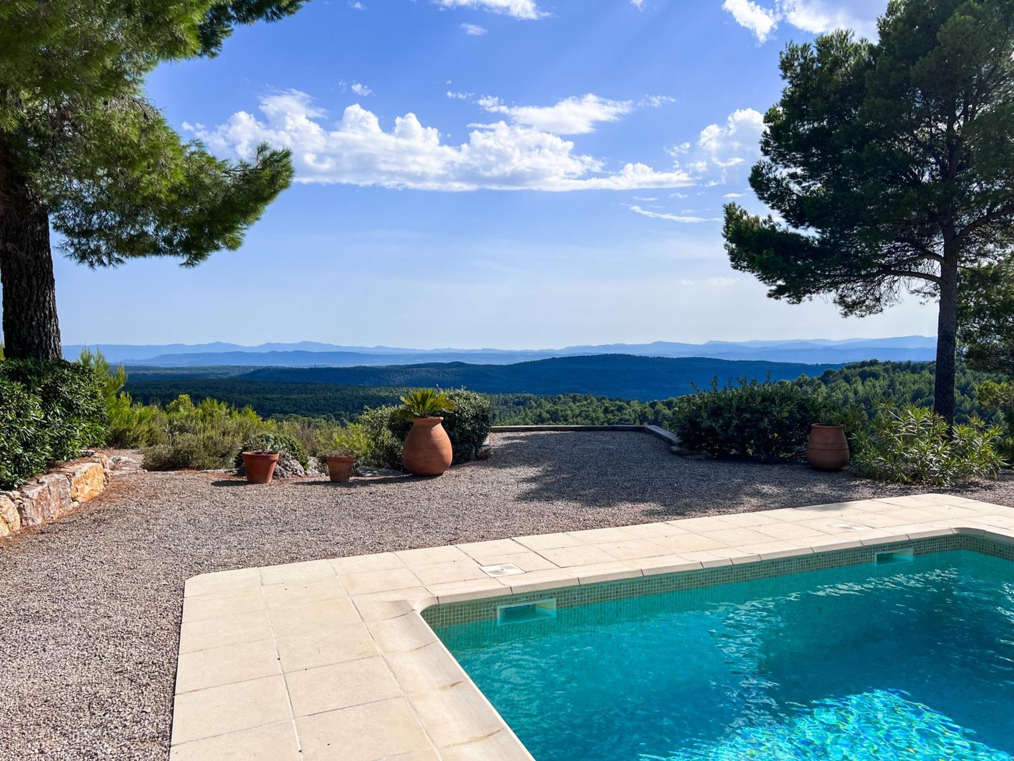 Villa "Le Sortilege" Vue Panoramique Et Piscine Tourtour Exterior photo