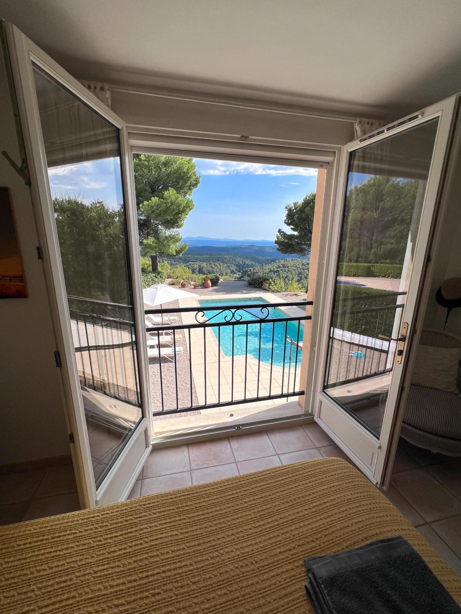 Villa "Le Sortilege" Vue Panoramique Et Piscine Tourtour Exterior photo