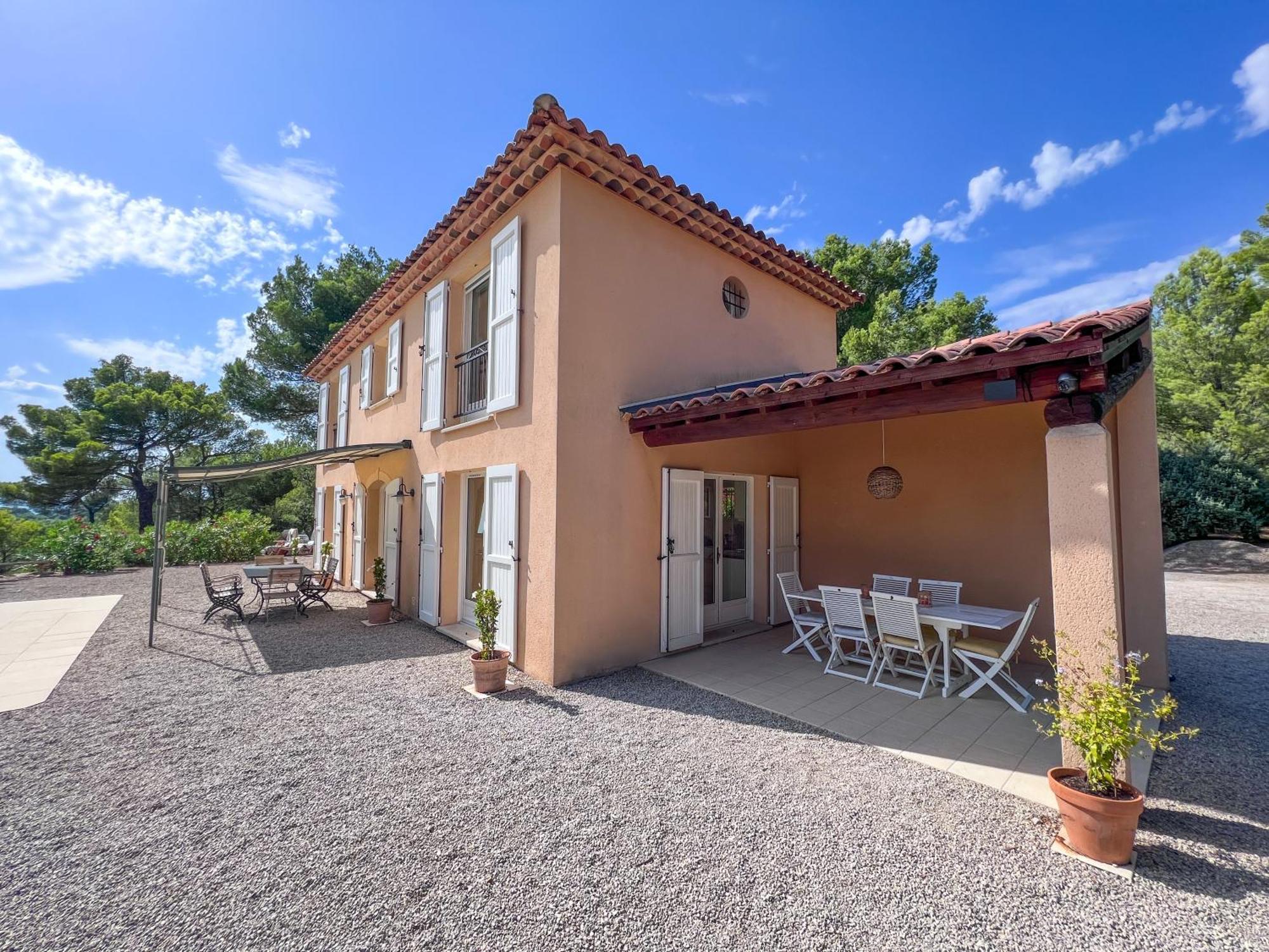Villa "Le Sortilege" Vue Panoramique Et Piscine Tourtour Exterior photo